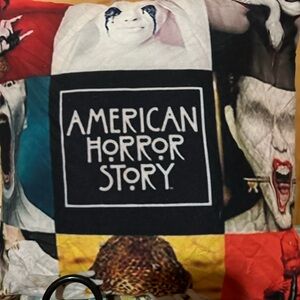 American horror story decorative pillow